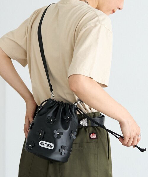 OUTDOOR PRODUCTS × FREAK'S STORE / Flower Drawstring Bag