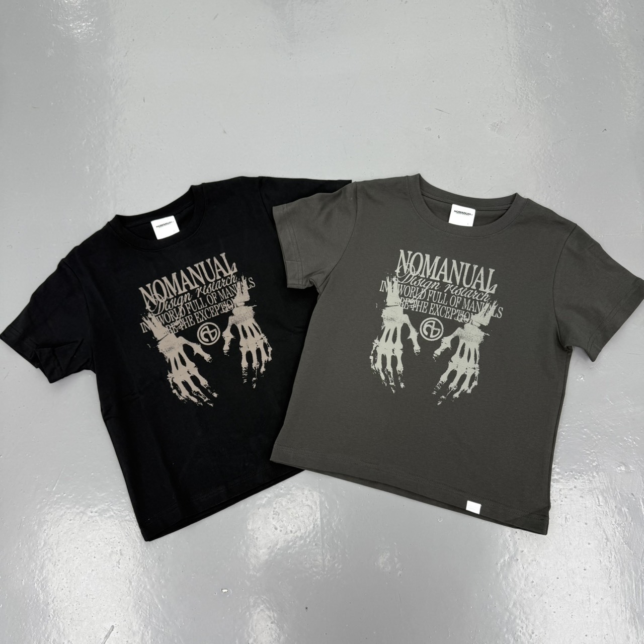 NOMANUAL SKELETON HANDS T-SHIRT 骷髏手指 短袖