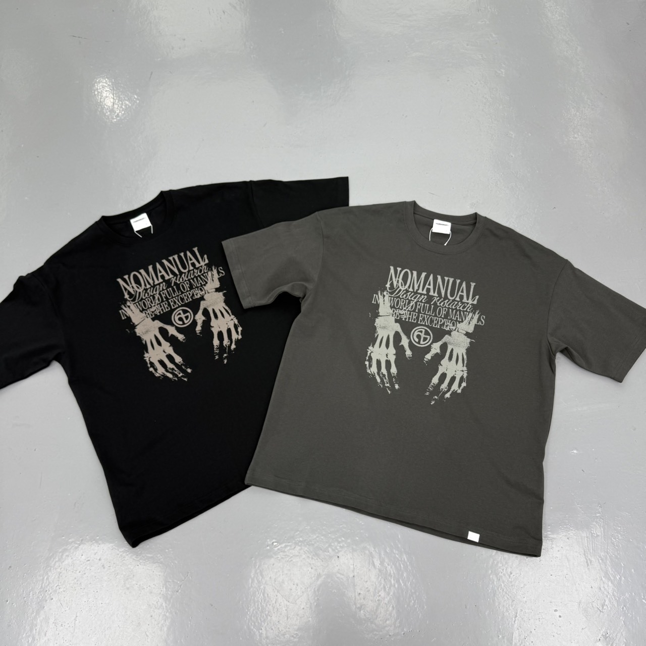 NOMANUAL SKELETON HANDS T-SHIRT 骷髏手指 短袖