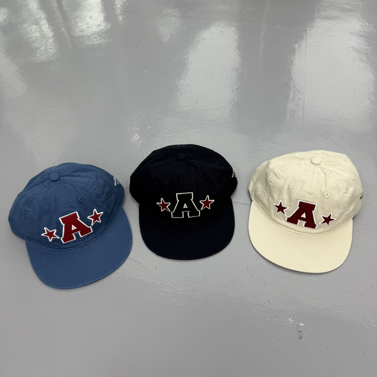 aeae WASHED CAPITAL LOGO CAP 星星 大A 帽子