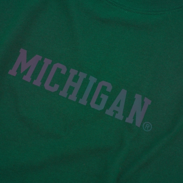 NCAA 背心 MICHIGAN 綠色 霓光LOGO 圓領 無袖 上衣 男 7325148572