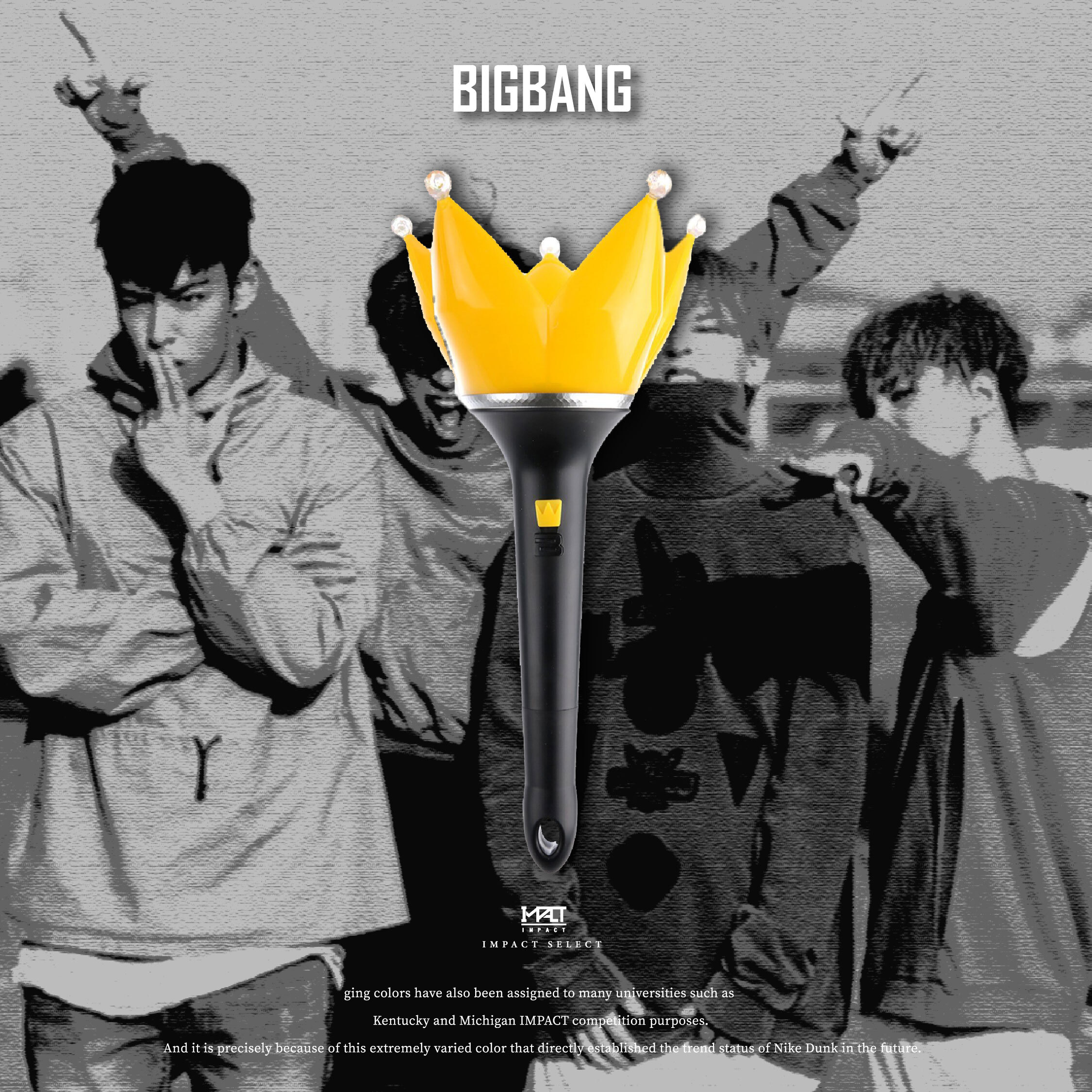 【預購】BIGBANG OFFICIAL LIGHT STICK V.4｜皇冠手燈｜官方正版