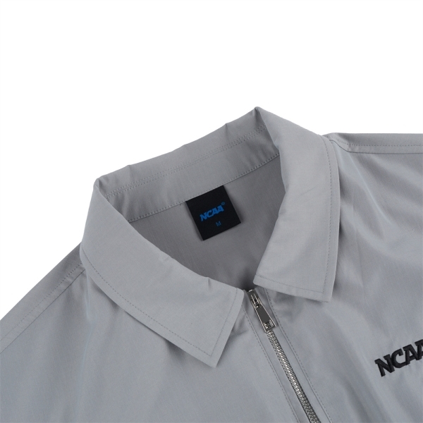 NCAA 短T 灰色 落肩 短版 襯衫外套 女 7422116011