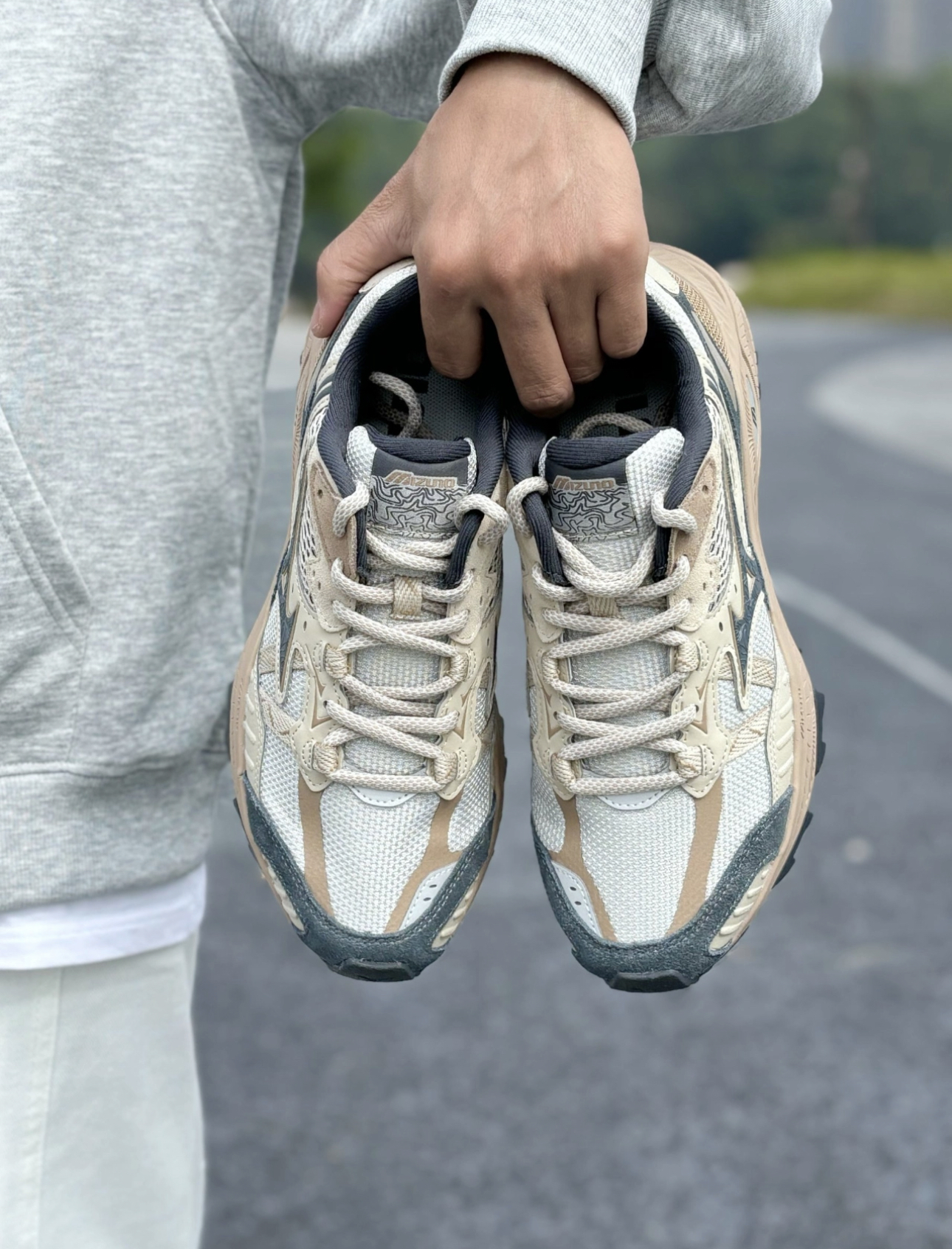 MIZUNO RACER ADV Tan 沙色 山系 跑鞋 D1GH241203