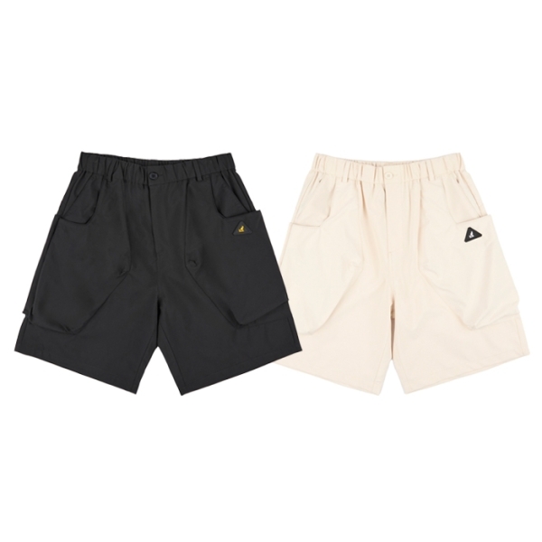 KANGOL 短褲 黑 卡其 多口袋 休閒短褲 中性 6425152220 6425152231