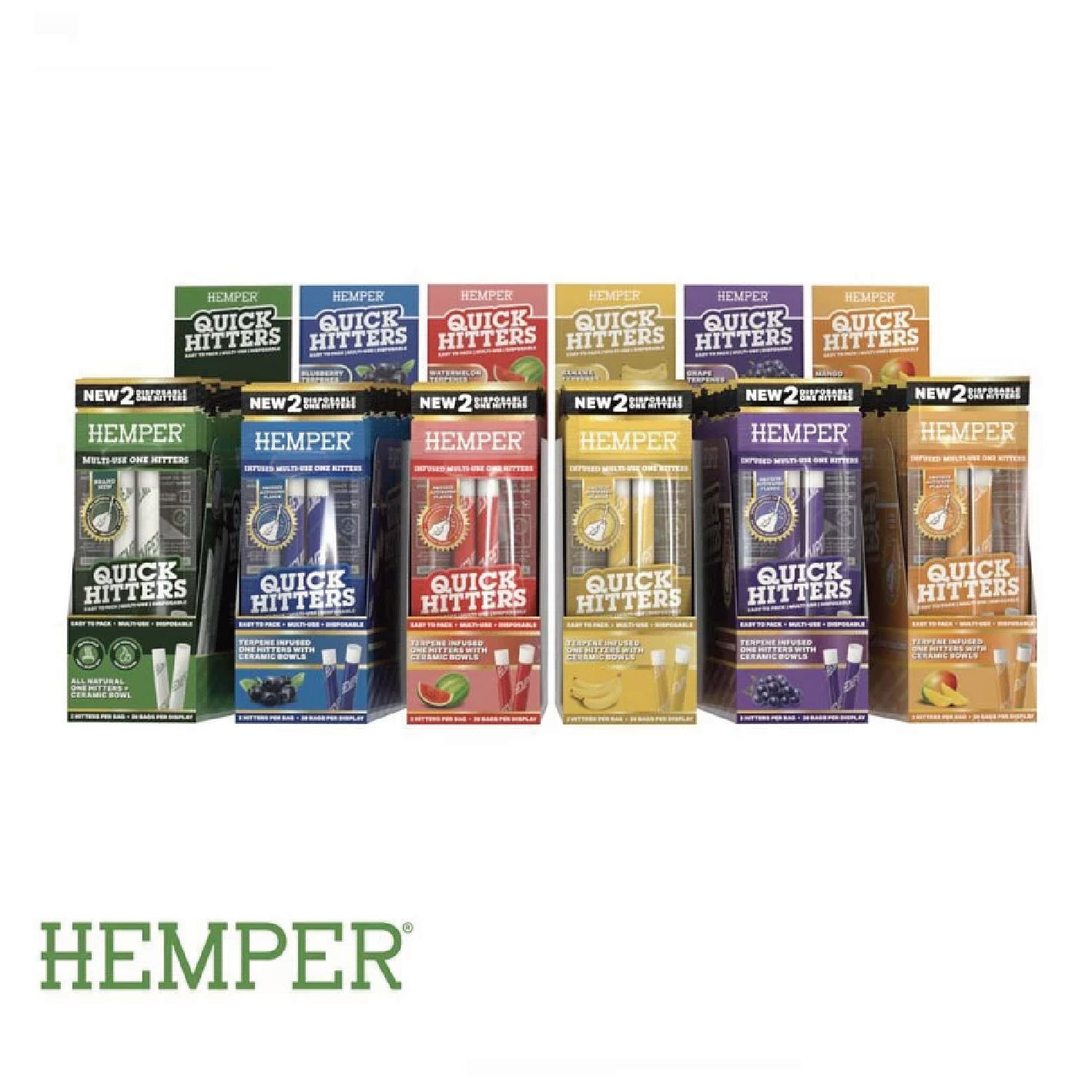 HEMPER - Quick Hitter 新世代萜烯拋棄式預捲煙 / 一口煙斗