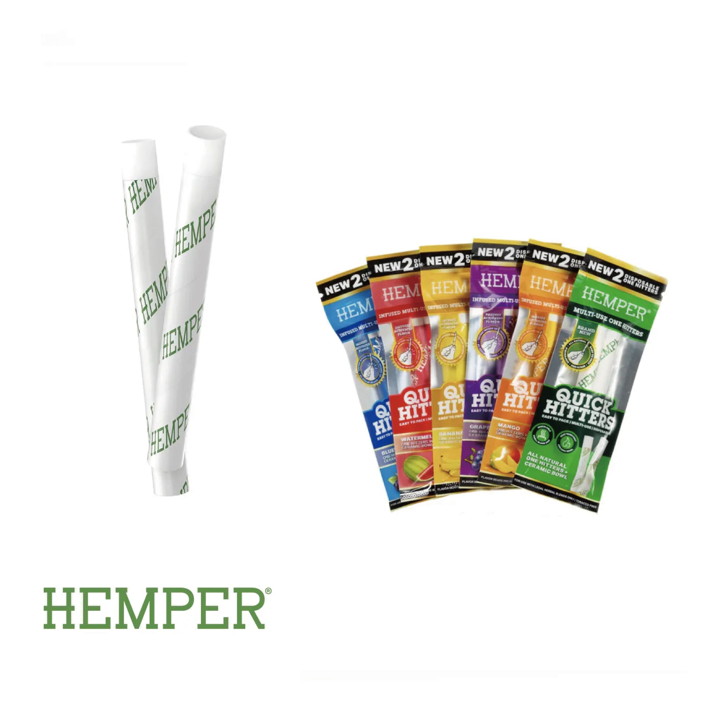 HEMPER - Quick Hitter 新世代萜烯拋棄式預捲煙 / 一口煙斗