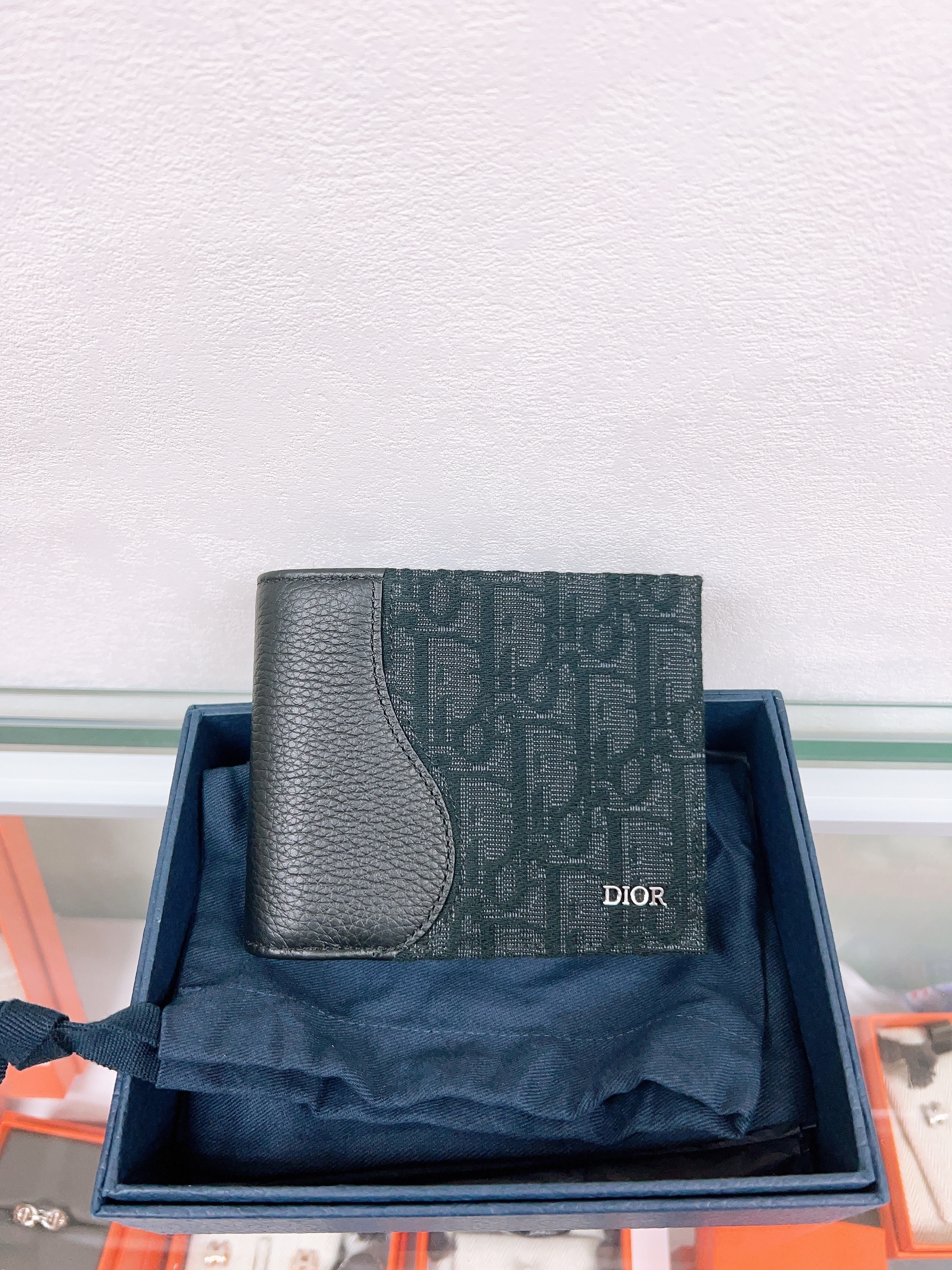 *Unused* Dior wallet black oblique