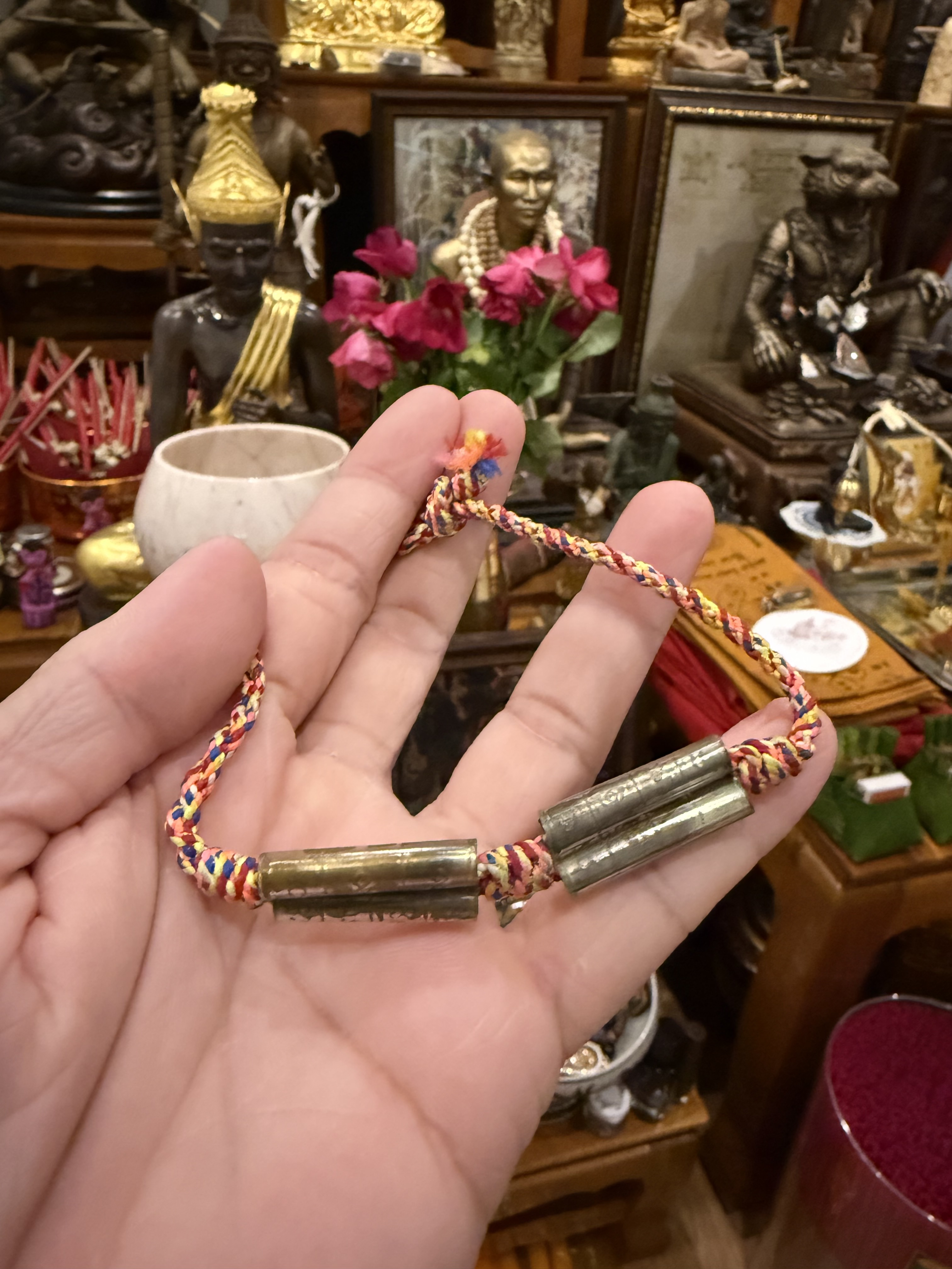 泰北 法術大師 阿贊伴賓 四方天使符管（KE32）