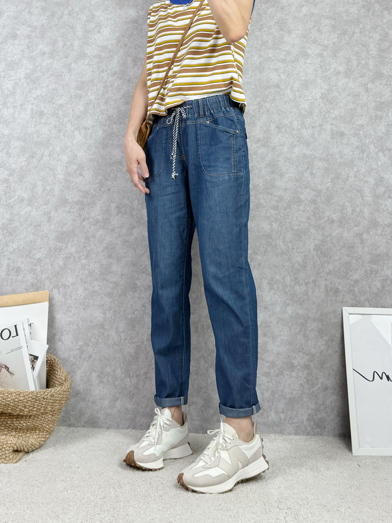 夏日輕薄丹寧風♡上山下海休閒褲 ⚡️搶手貨 ⚡️