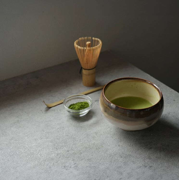 日本製 SALIU 茶流×功山窯 抹茶碗