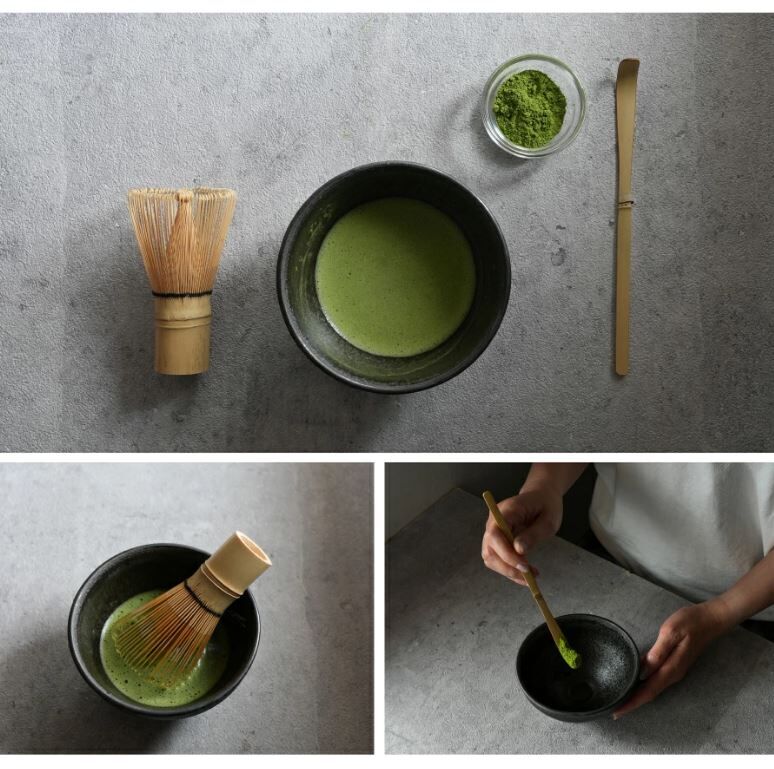 日本製 SALIU 茶流×正庵窯 京型抹茶碗