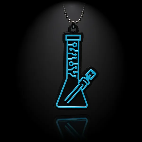 🇺🇸 Milkyway - Circuitboard Blue Beaker Orbital 吊飾 (藍)