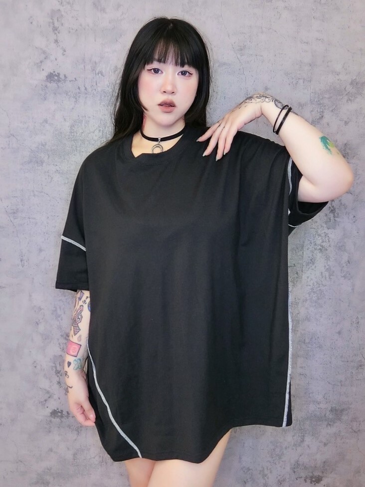 寬版外車線上衣