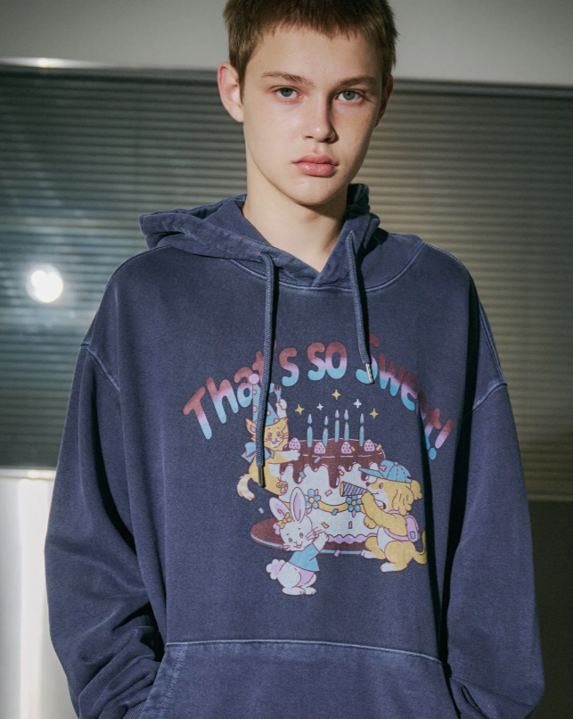 CPGN STUDIO / Cake Party Pigment Hoodie / Dark Blue /  JUL25