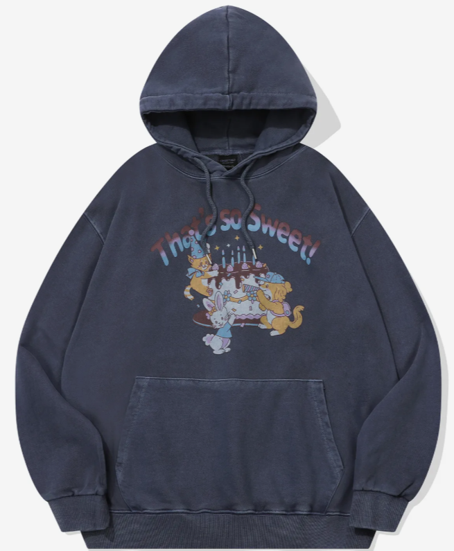 CPGN STUDIO / Cake Party Pigment Hoodie / Dark Blue /  JUL25