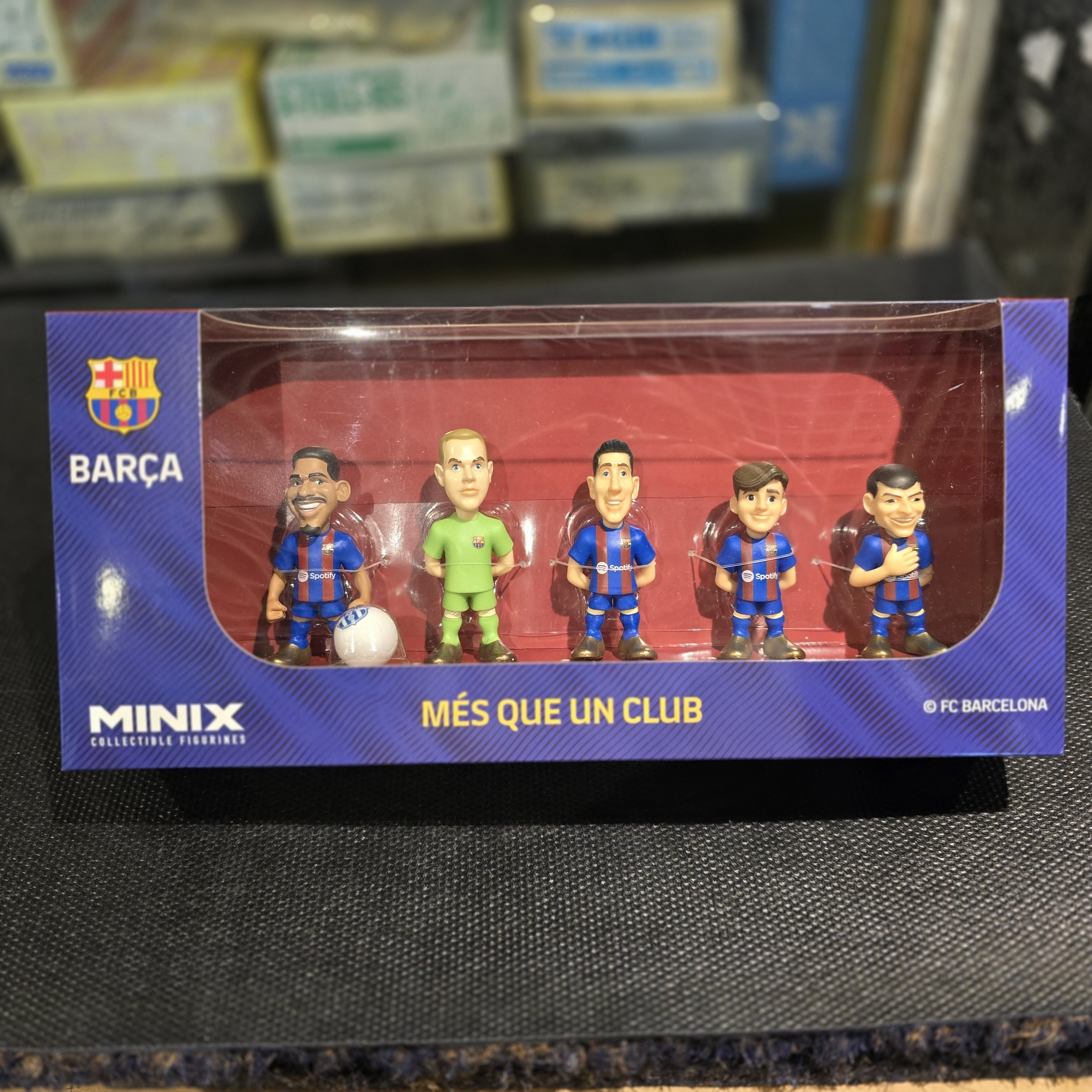 巴塞隆拿MINIX 7cm五球星公仔套裝