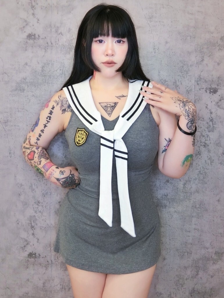 海軍風性感派對小短洋