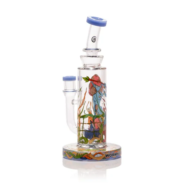 🇺🇸 Wormhole - Mushroom Elf Dab Rig 玻璃水煙壺（23cm）