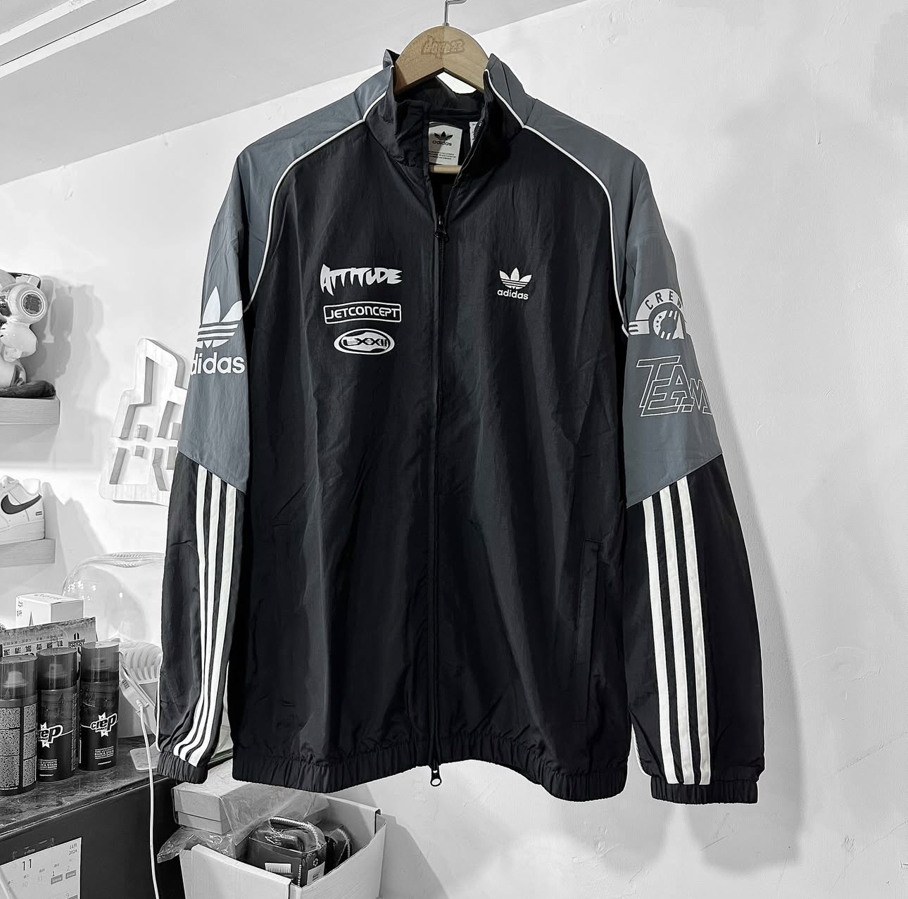 Adidas ADICOLOR MOTORCORE WOVEN JACKET賽車外套 JL8406
