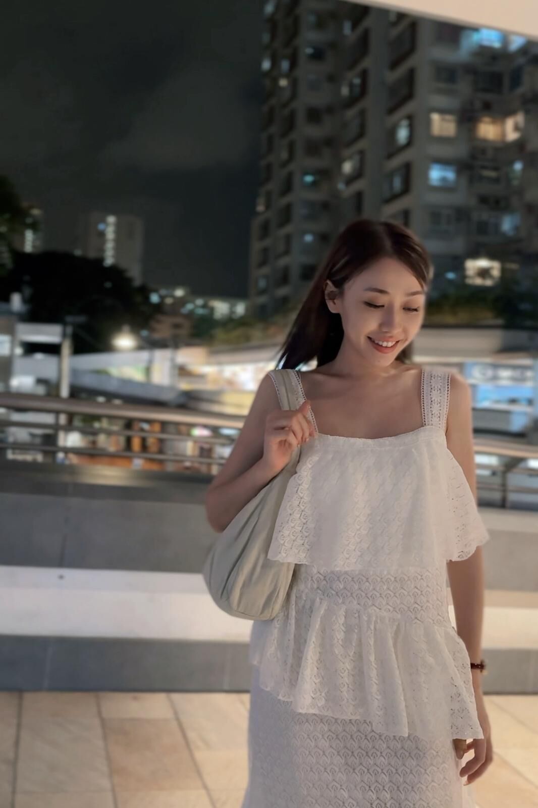 OP#7582 🤍旋轉孔雀lace 裙