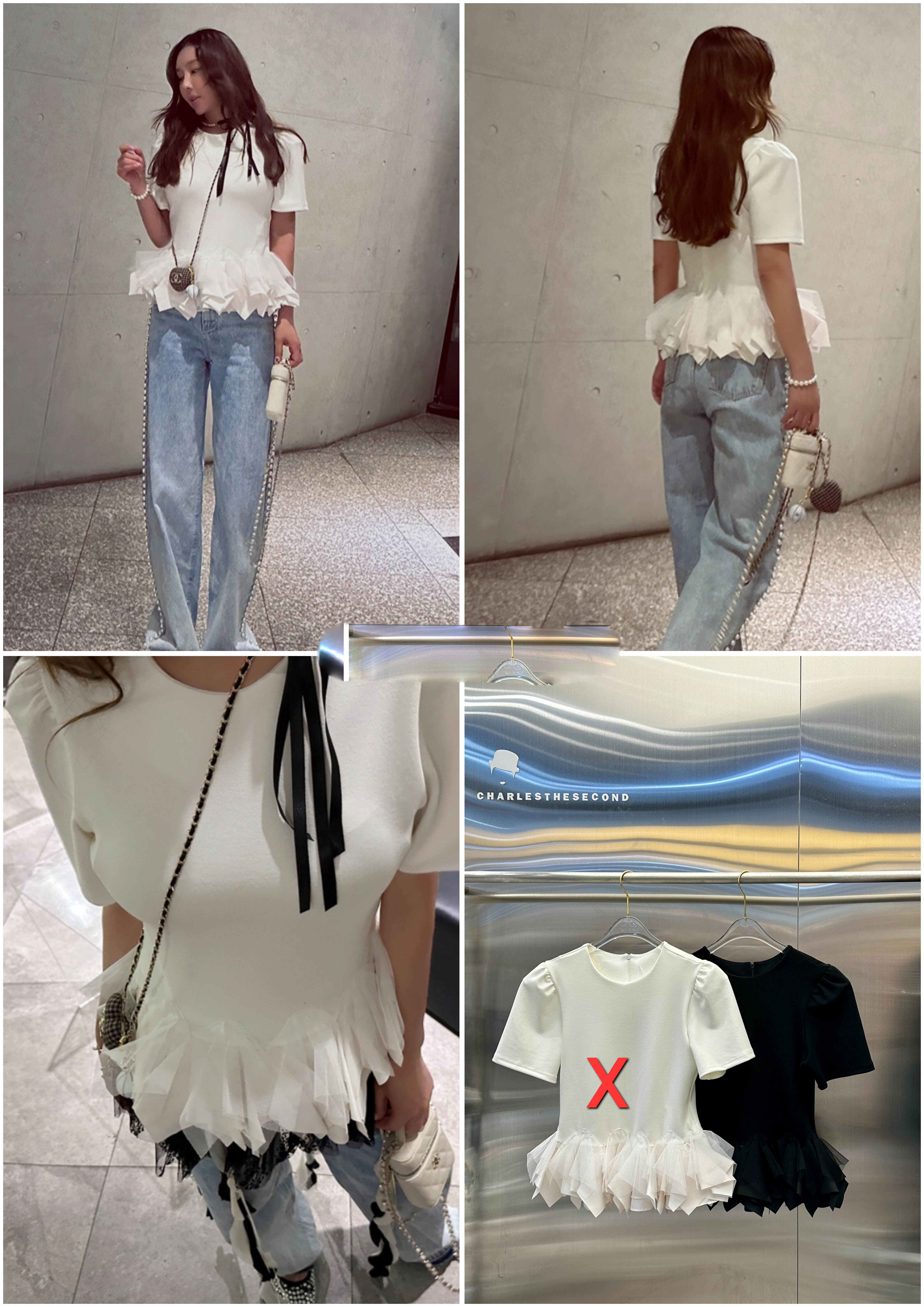 K8715 RM249 💥特RM189 ▶️下傘狀上衣 👉B:cm L:cm