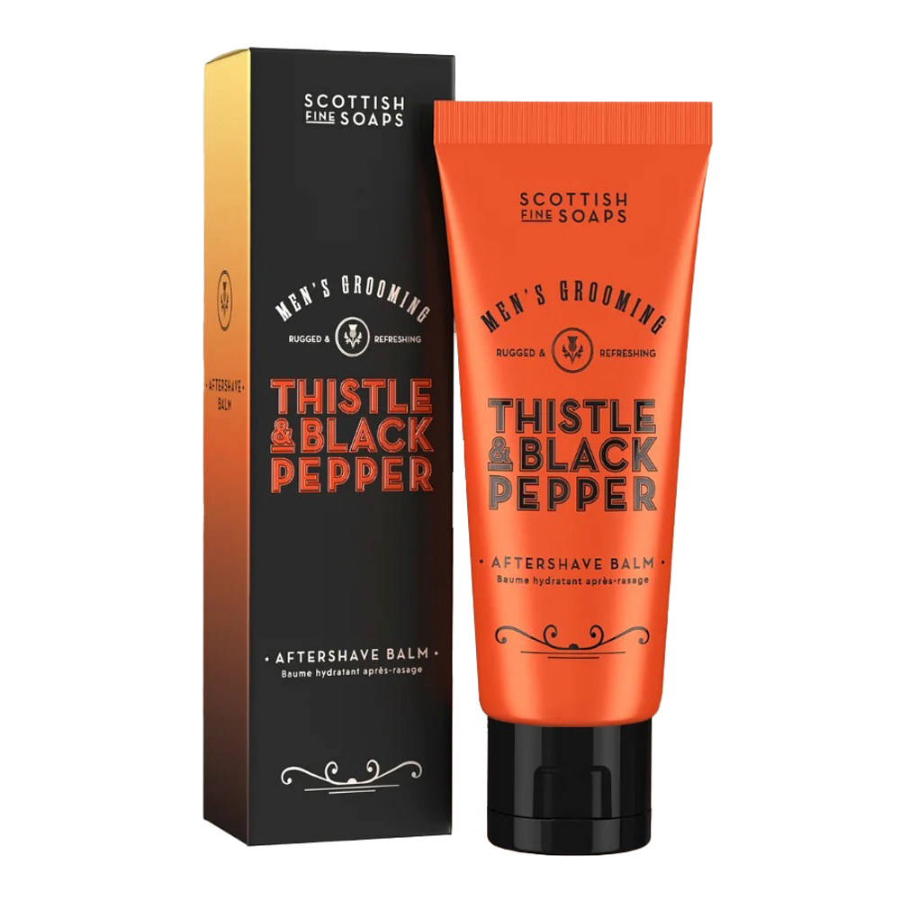 英國 Scottish Fine Soaps - 經典鬍後乳（Thistle & Black Pepper）