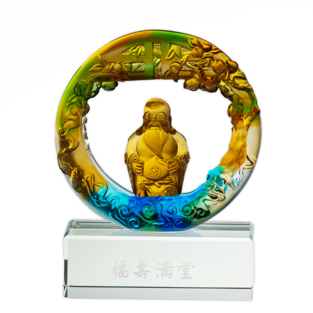 琉璃福祿壽擺飾｜招財納福 開運吉祥 居家風水珍藏首選