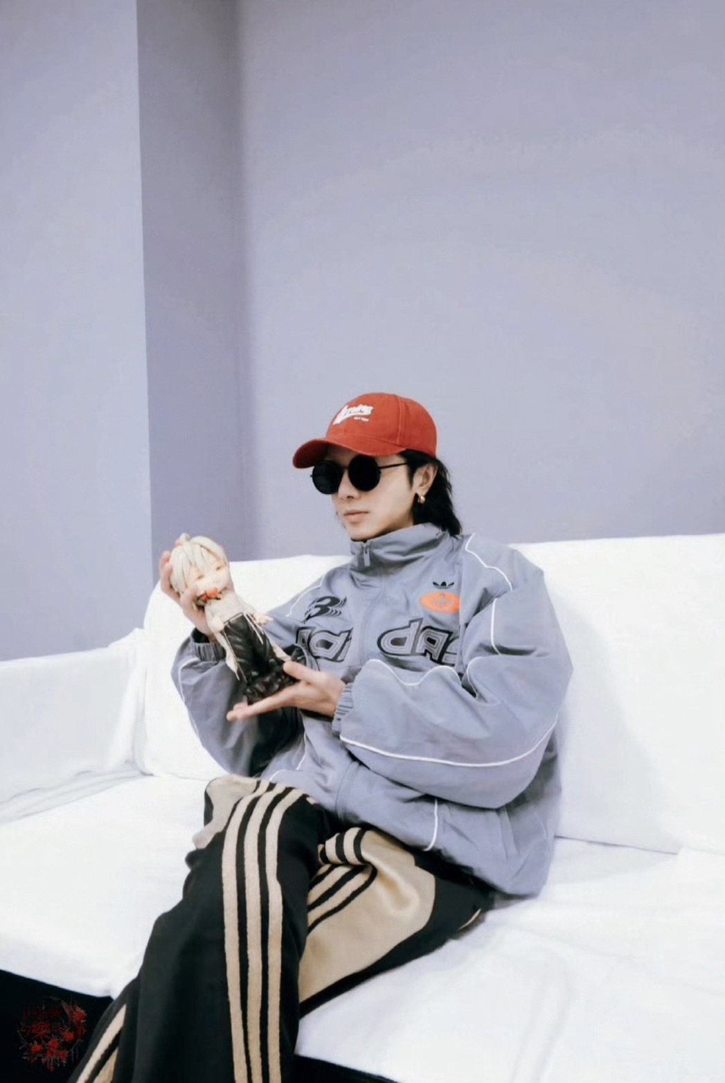 ADIDAS ORIGINALS 復古 賽車風 防風 透氣 立領 外套 霧霾灰 JM8034