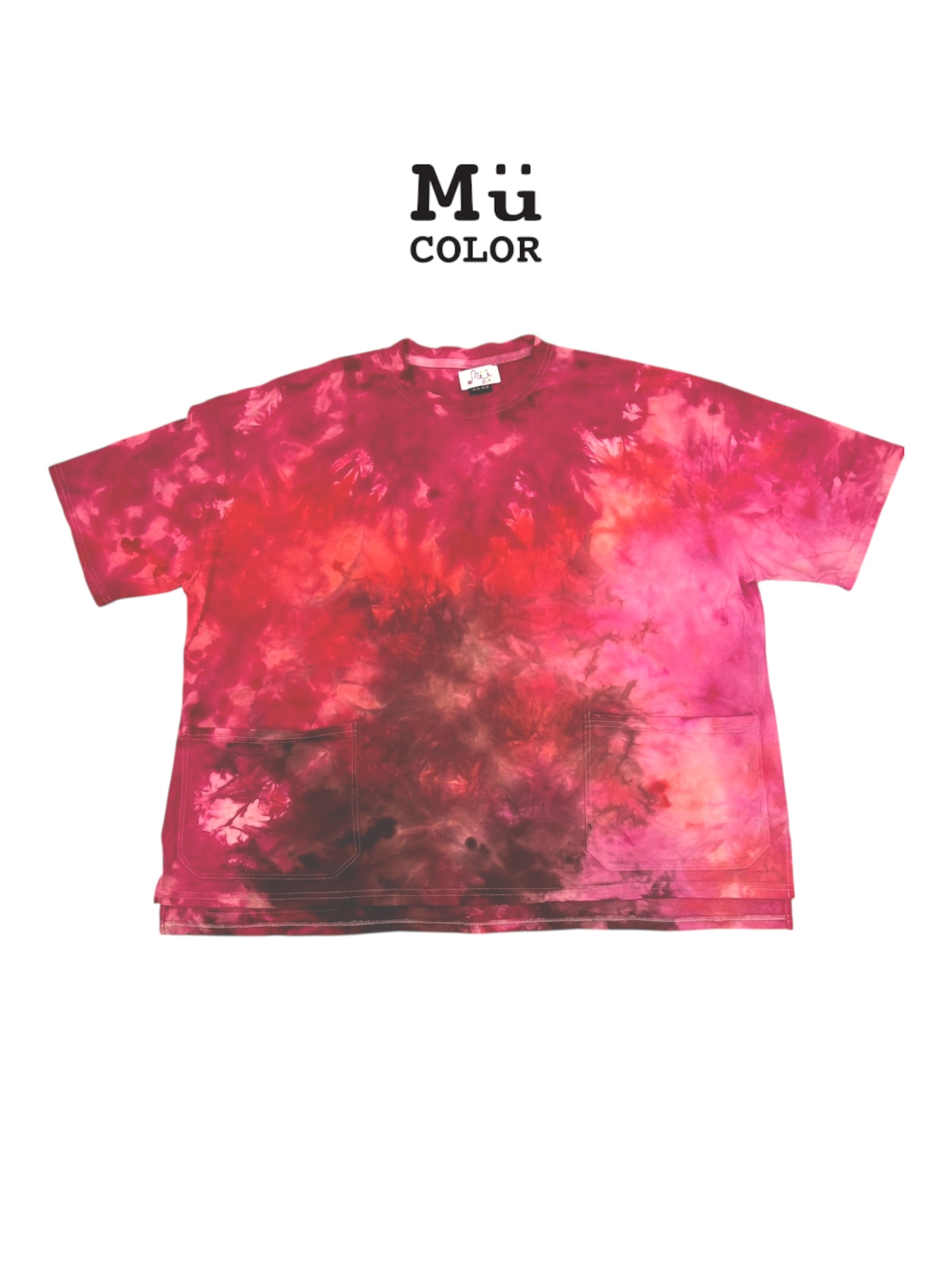 慕慕卡樂 / 冰染韓版雙口袋T