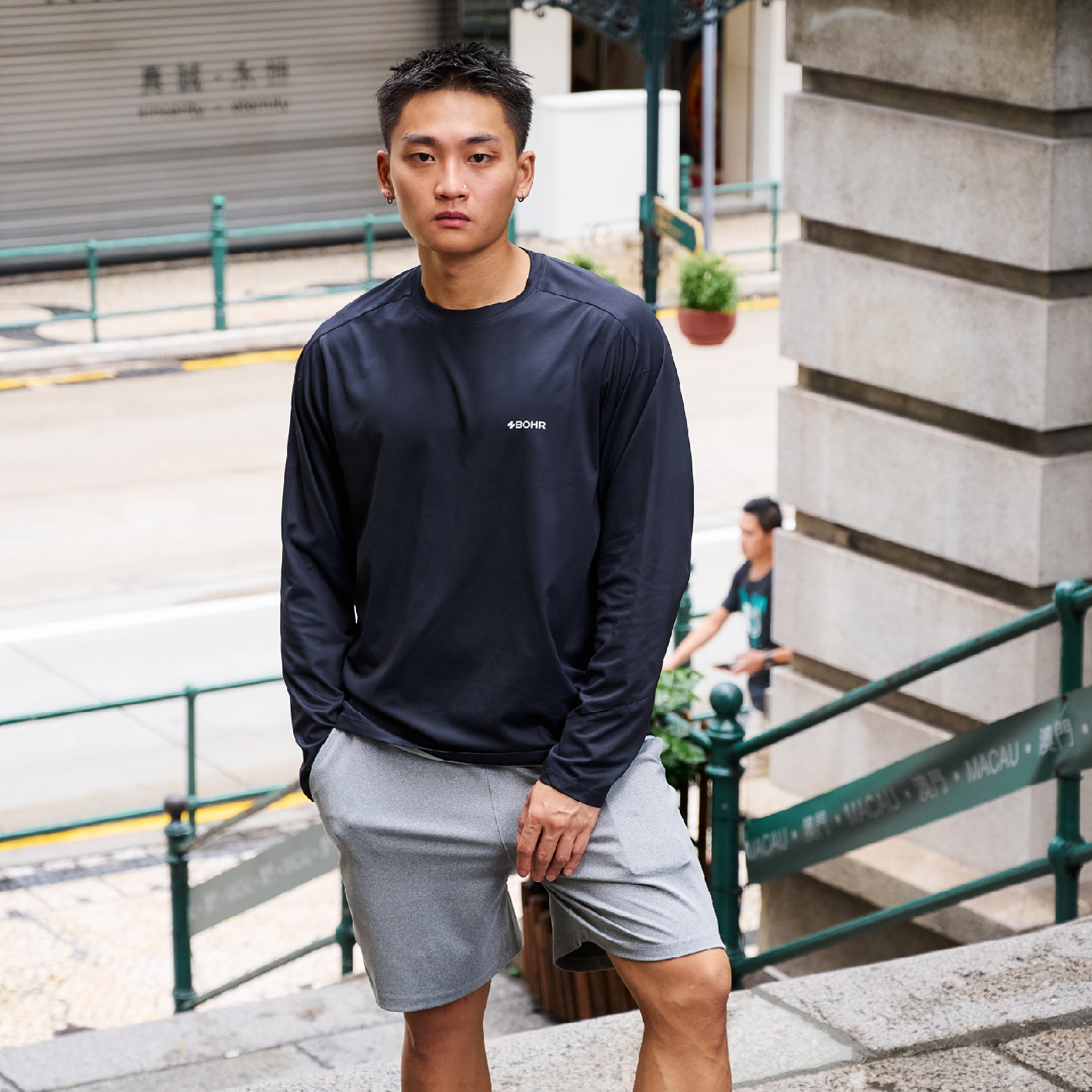 BOHRHOO Sunscreen Long Sleeve Tee 防曬 圖像長袖Tee [BH1026]