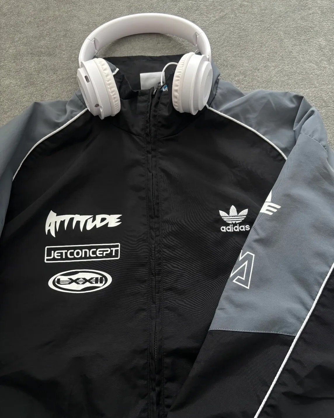 Adidas Originals ADICOLOR MOTORCORE WOVEN JACKET 賽車 機車風 外套 2色 藍JL8408 黑JL8406