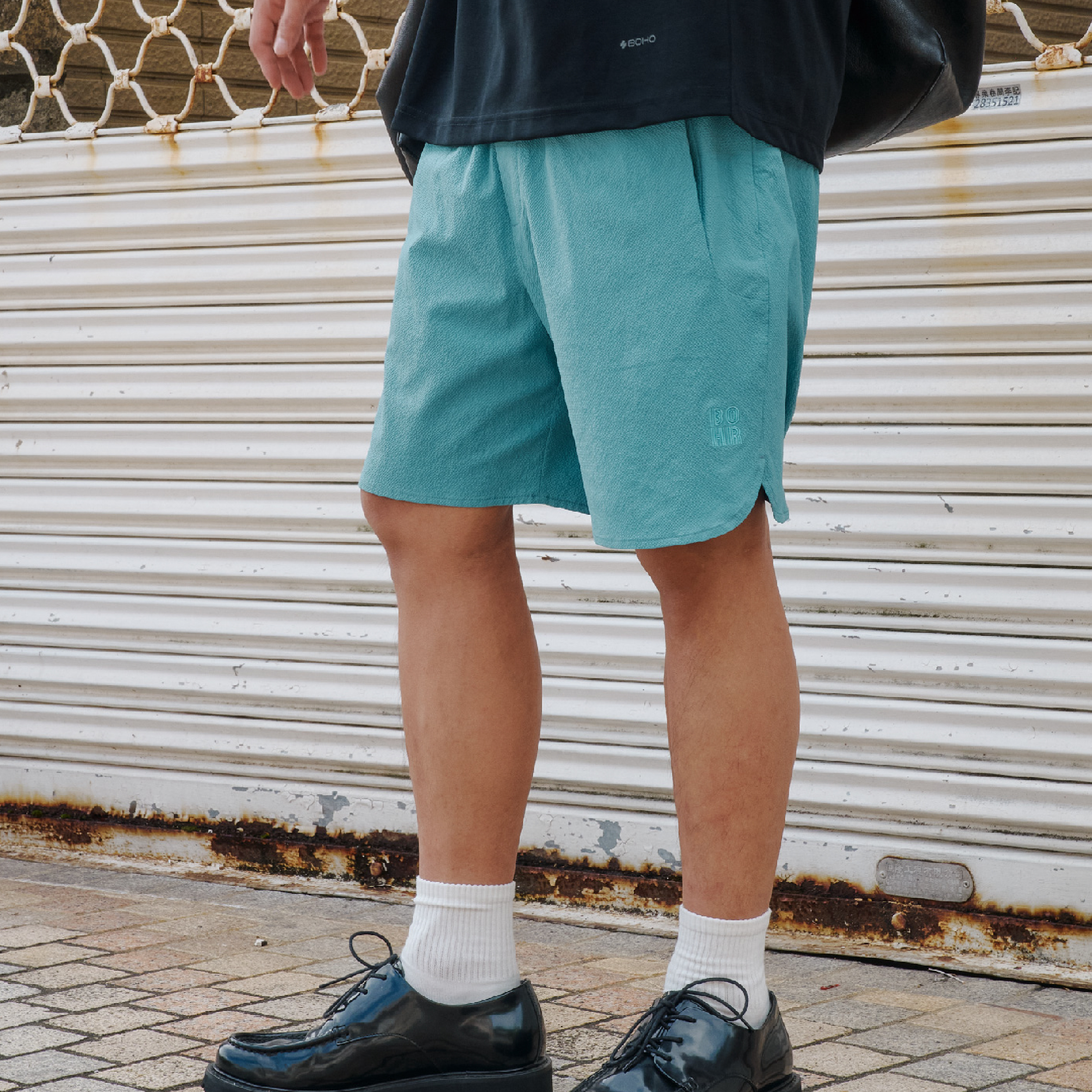 BOHRHOO Seersucker Shorts 泡泡紗短褲 [BH1021]