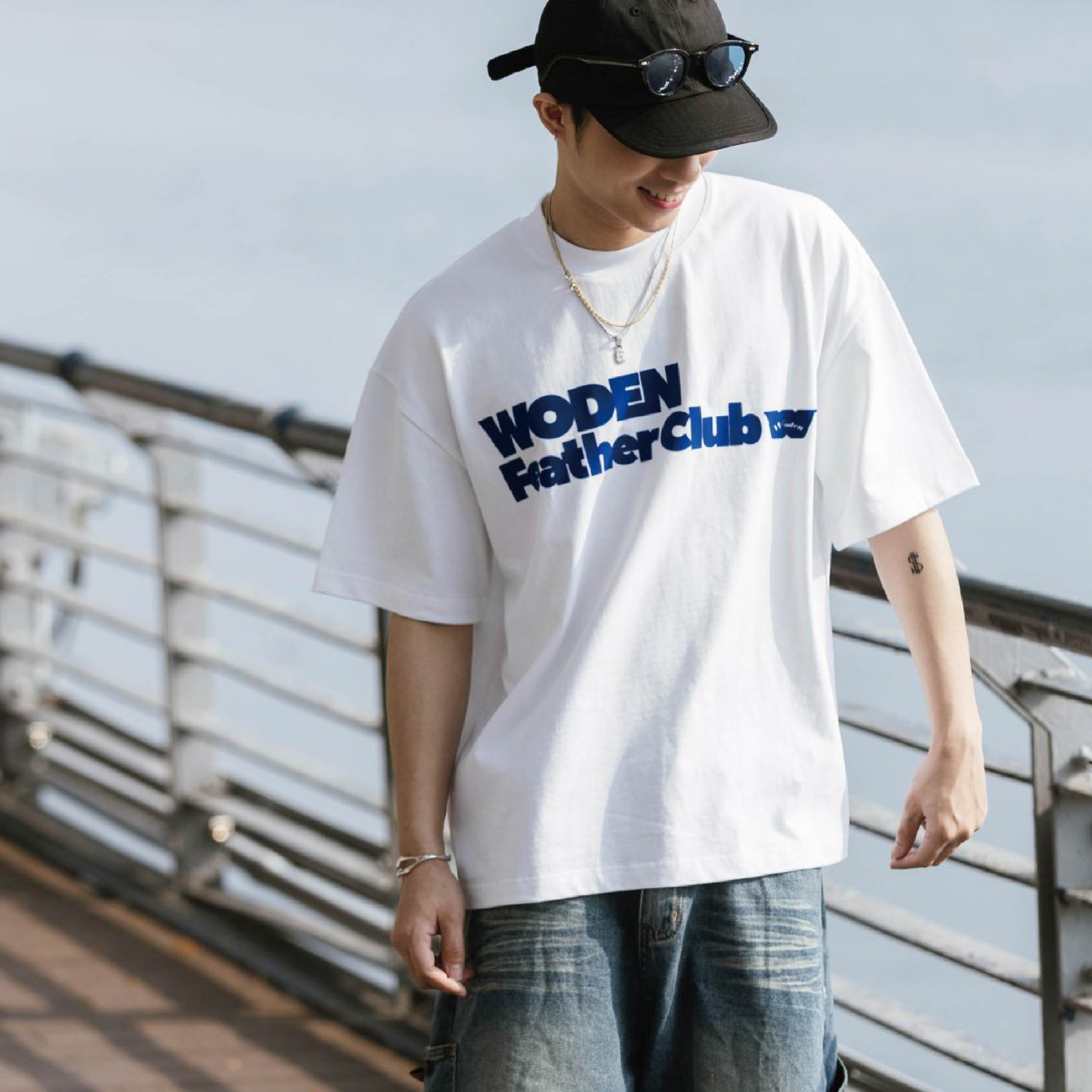 WODEN® Featherclub Flock Tee 植絨字體短Tee