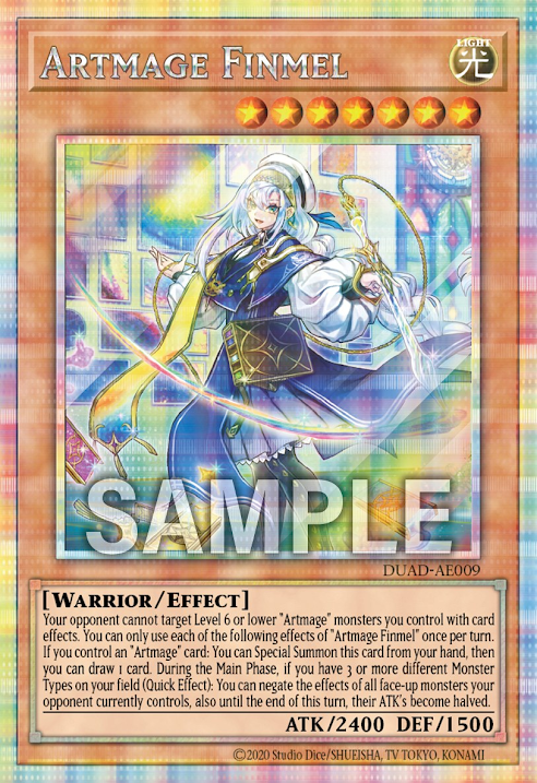 DUAD-AE009 (SR/PSER)Artmage Finmel(神藝學徒 范美露托)