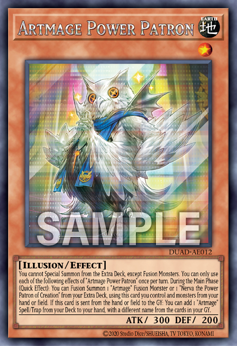 DUAD-AE012 (R/SER)Artmage Power Patron(神藝的獄神獸)