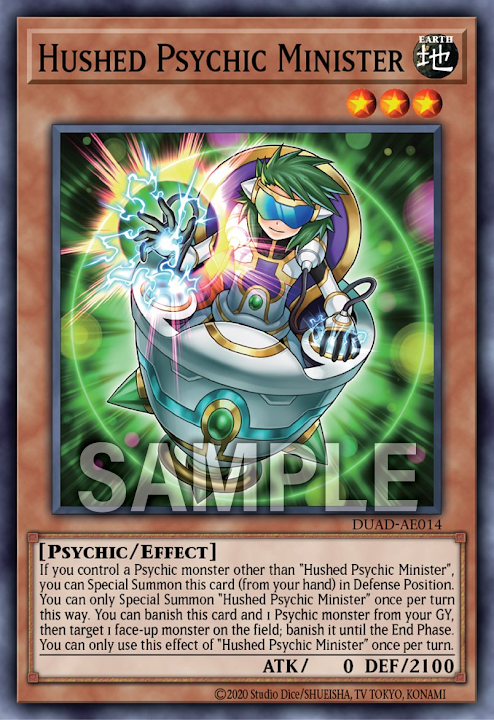 DUAD-AE014 Hushed Psychic Minister(寡默的超能大臣)