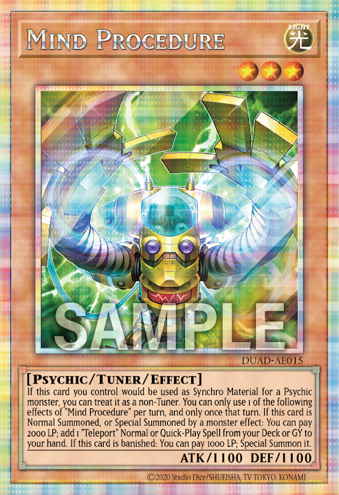 DUAD-AE015 (SR/PSER)Mind Procedure(精神程式)