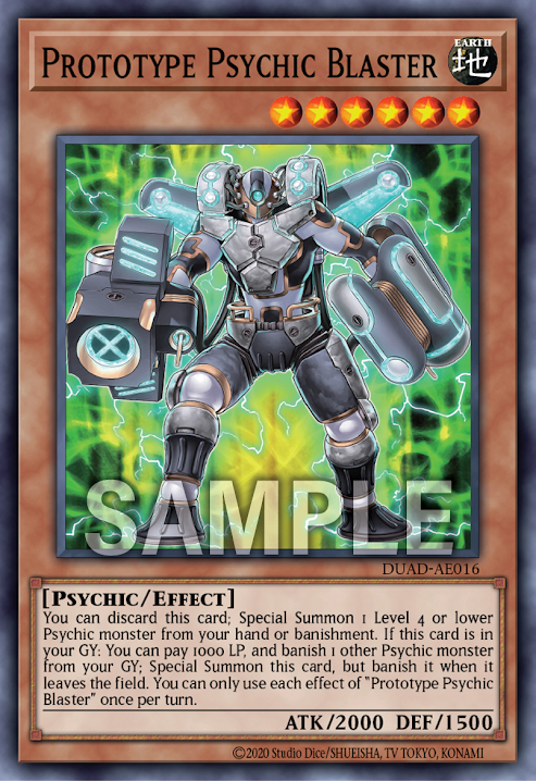 DUAD-AE016 Prototype Psychic Blaster(原型超能砲手)