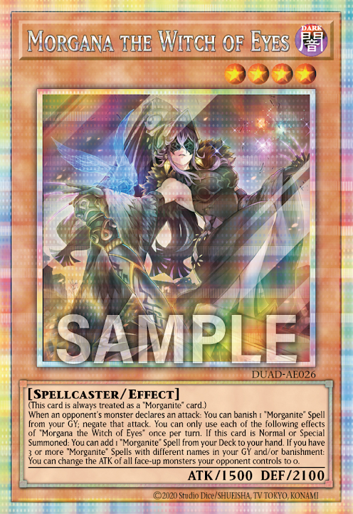 DUAD-AE026 (R/PSER)Morgana the Witch of Eyes(瞳之魔女 莫甘娜)