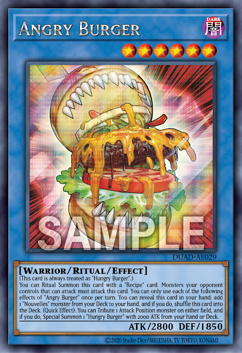 DUAD-AE029 (N/SER)Angry Burger(憤怒漢堡)