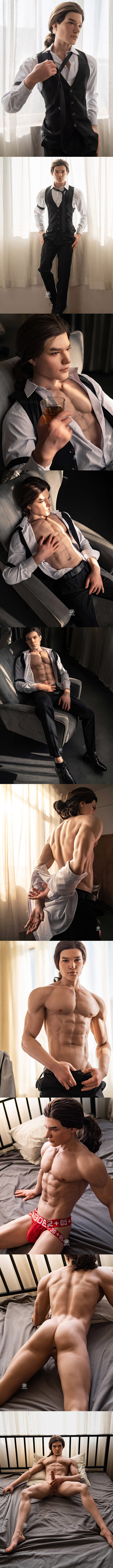 REALING 175cm 震梟 男性擬真娃娃 全矽膠材質 睿靈 silicone sex male doll
