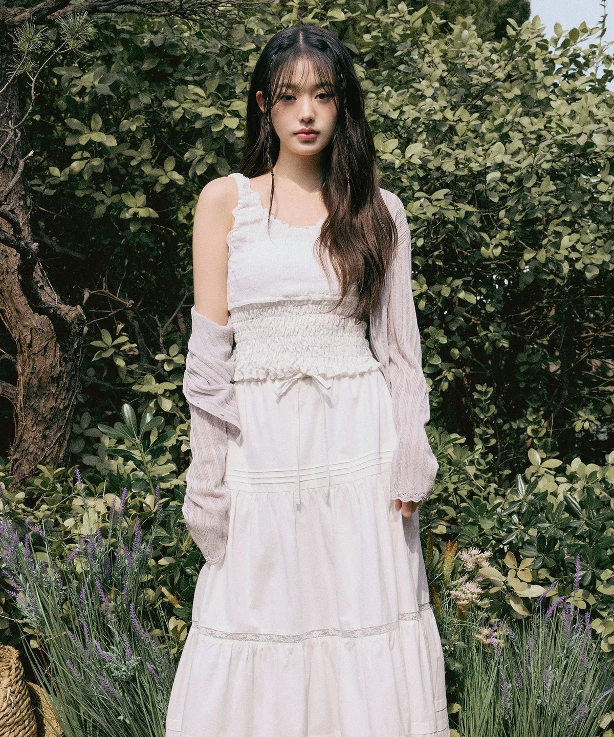 ROLAROLA SMOCKING SHIRRING BLOUSE