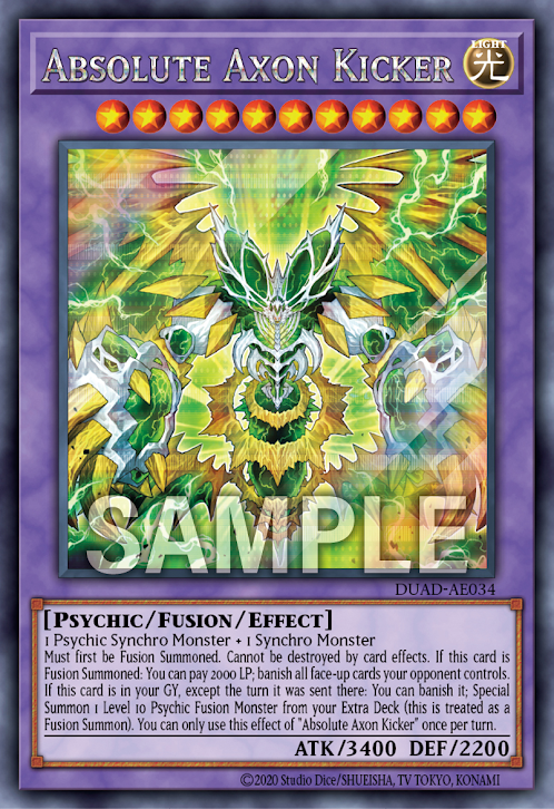 DUAD-AE034 (R/SER)Absolute Axon Kicker(絕對超能者)