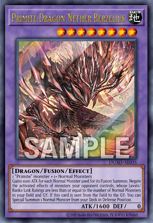 DUAD-AE035 (UR)Primite Dragon Nether Berzelius(原石龍 地下硒銅)