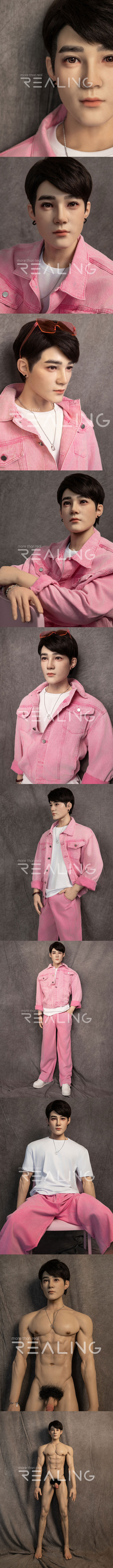 REALING 175cm 花城 男性擬真娃娃 全矽膠材質 睿靈 silicone sex male doll