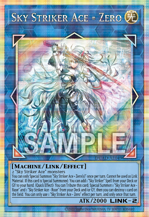 DUAD-AE049 (UTR/PSER)Sky Striker Ace = Zero(閃刀姬 零)