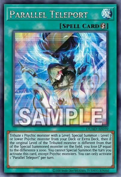 DUAD-AE059 (N/SER)Parallel Teleport(平行瞬移)