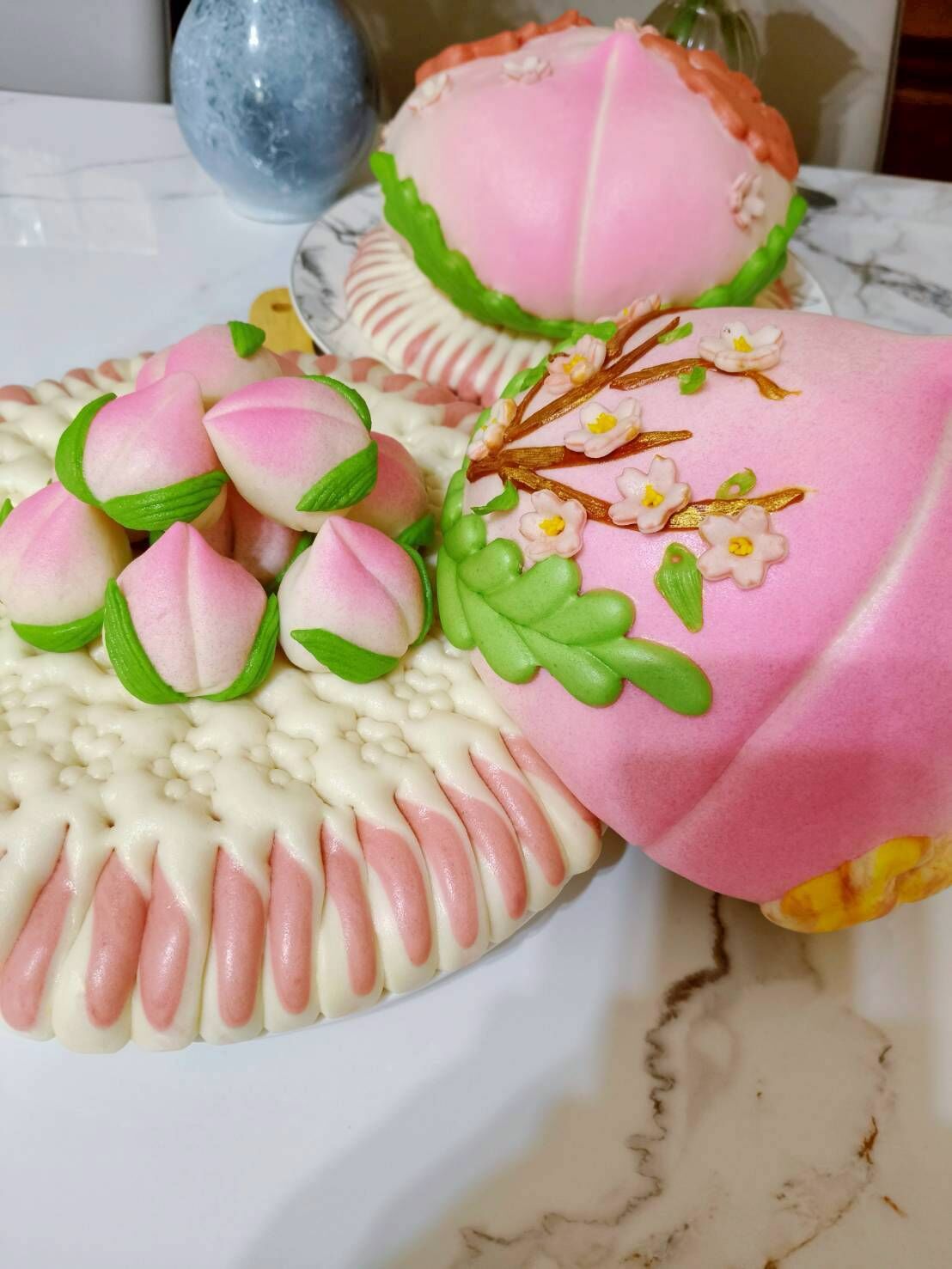 金牌主廚 魏艷：雙桃造型饅頭 (好評加開)