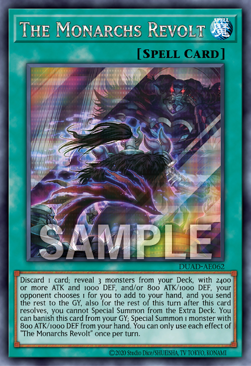 DUAD-AE062 (R/SER)The Monarchs Revolt(叛逆的帝王)